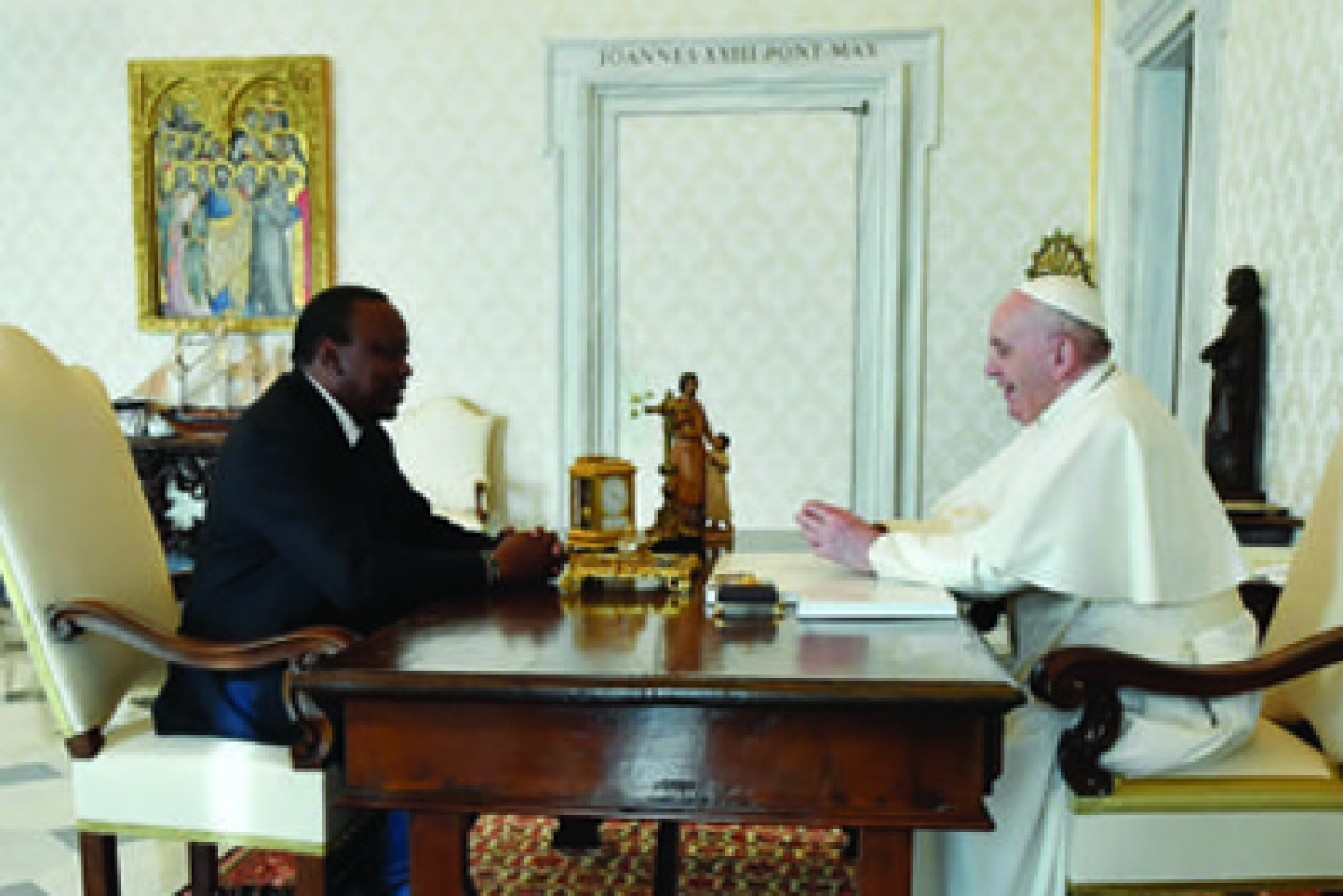 Pope Francis Meets President Uhuru To Discuss The Role Kenya Plays in Regional Peace and Security