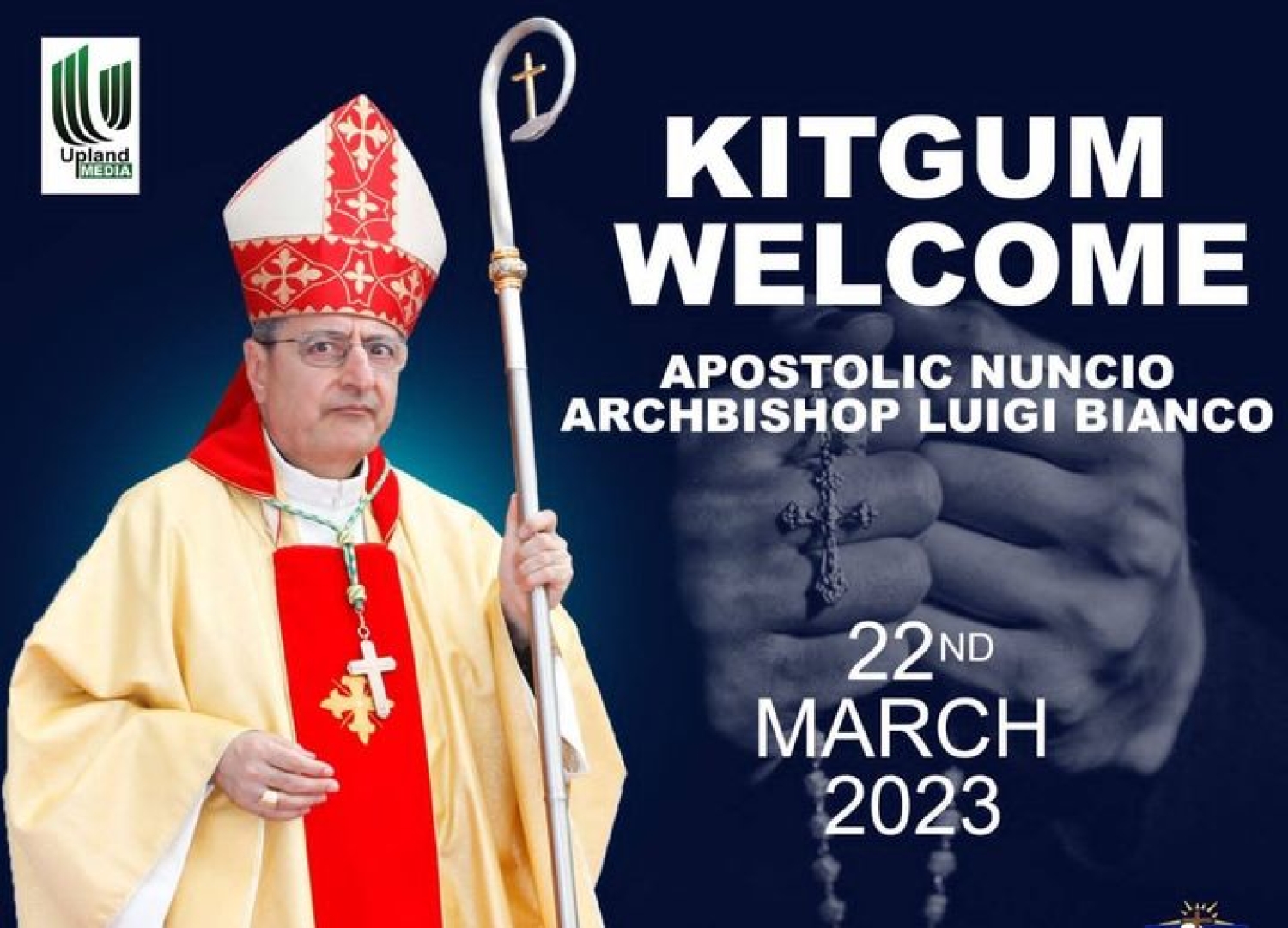 A program for the Nuncio&#039;s Pastoral Visit to the Archdiocese of Gulu