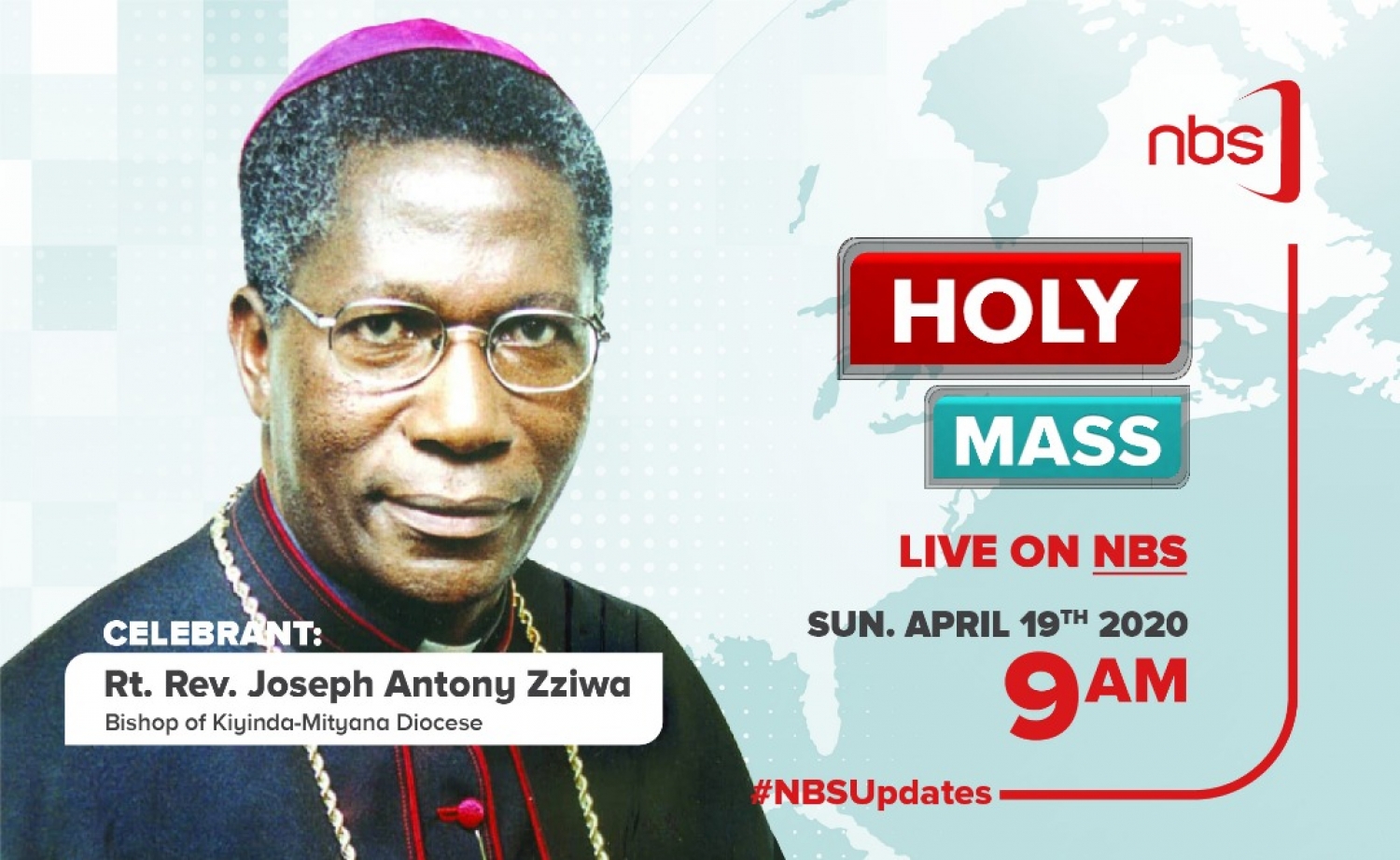 HOLY MASS LIVE ON NBS, 19TH APRIL 2020