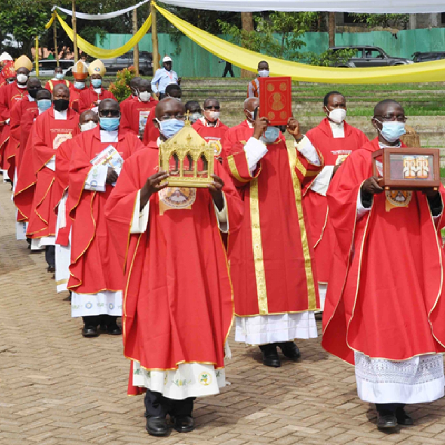 Uganda Martyrs Celebration held under strict observance of Covid-19 SOPs